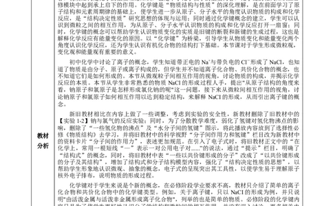 专题2化学键分子间作用力和氢键（教学设计）-（人教版2019必修第一册）_高化_595801221724高中化学新人教版选择性必修一二三电子版教案PPT课件高中试卷_必修一册（人教版）_教学设计