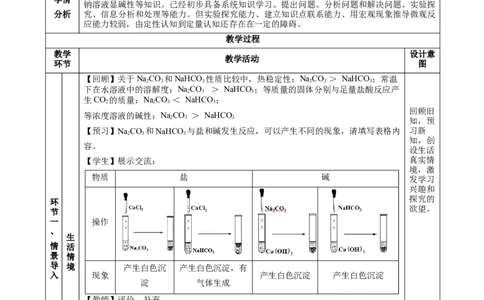专题2两种重要的钠盐（教学设计）-（人教版2019必修第一册）_高化_595801221724高中化学新人教版选择性必修一二三电子版教案PPT课件高中试卷_必修一册（人教版）_教学设计