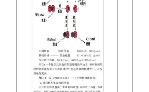 化学反应和能量变化1_高化_2025春-人教版高中化学_02新版高中化学必修二_1.课件+教案_6.1化学反应和能量变化第一课时