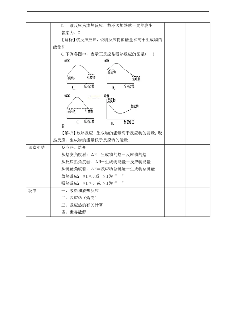 化学反应和能量变化1_高化_2025春-人教版高中化学_02新版高中化学必修二_1.课件+教案_6.1化学反应和能量变化第一课时
