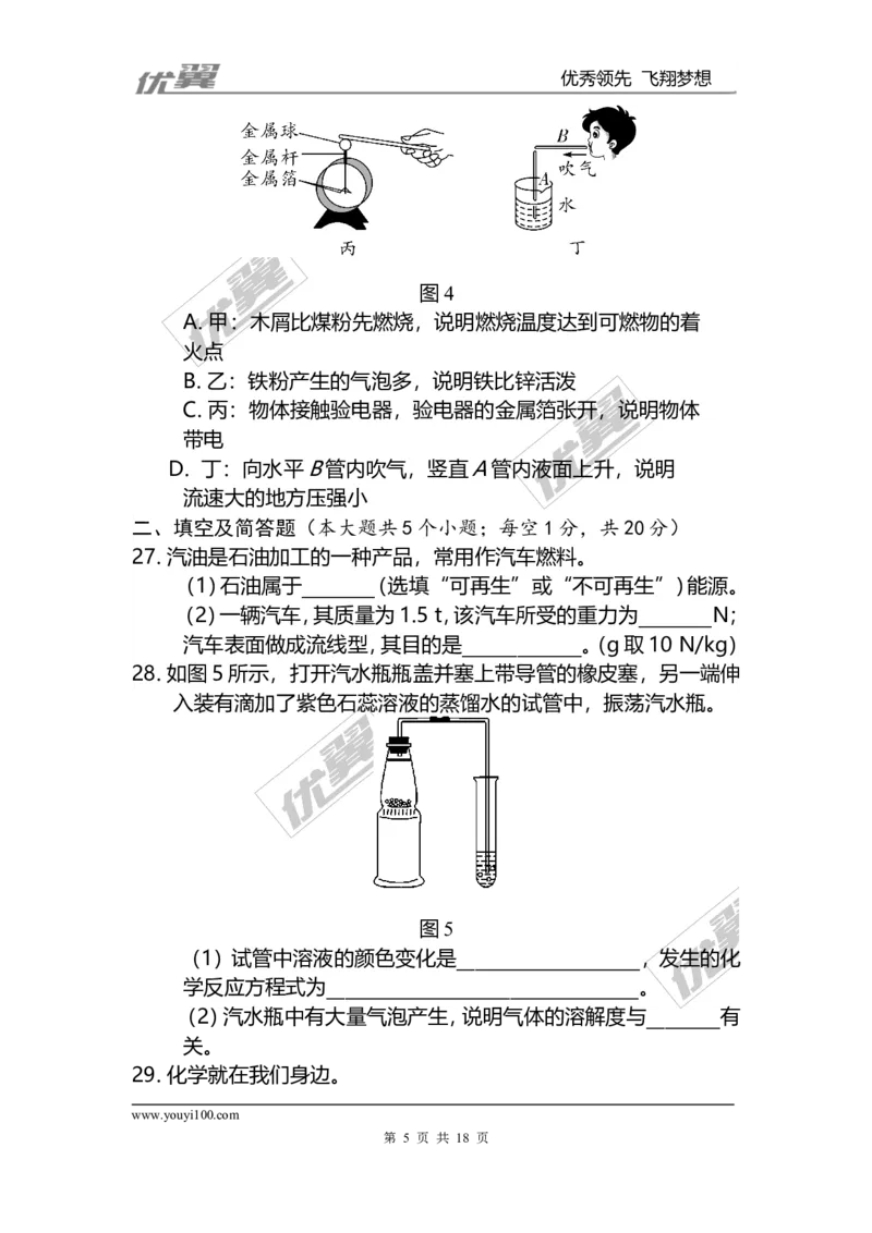 2017年河北省中考化学黑白卷_初中化学_01.人教版初中化学_01.初中化学课件PPT--教案--试题_初中化学全套(课件--教案--配套)_18年初中化学9年级下_18春九化下(RJ)--7.各地真题