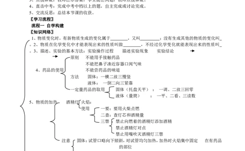 2012年中考复习学案(101页)_初中化学_01.人教版初中化学_01.初中化学课件PPT--教案--试题_初中化学全套_化学教案_化学：中考化学总复习教学案（2套159页）