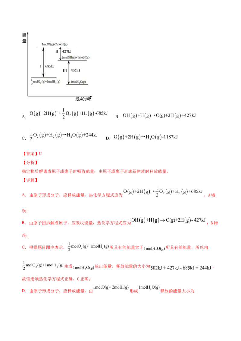 第02讲热化学方程式与燃烧热（教师版）-（人教2019选择性必修1）_高化_595801221724高中化学新人教版选择性必修一二三电子版教案PPT课件高中试卷_选择性必修1册（人教版）_讲义