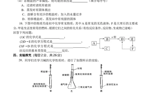 人教版九年级化学下册%3A第十一单元《盐化肥》检测题_初中化学_01.人教版初中化学_01.初中化学课件PPT--教案--试题_初中化学18年试卷_人教版九年级化学下册2018