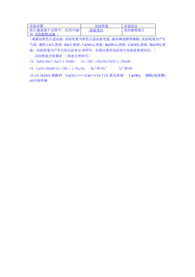 人教版九年级化学单元专项测试卷（第十一单元盐和化肥）_初中化学_01.人教版初中化学_01.初中化学课件PPT--教案--试题_初中化学18年试卷_人教版九年级化学下册2018