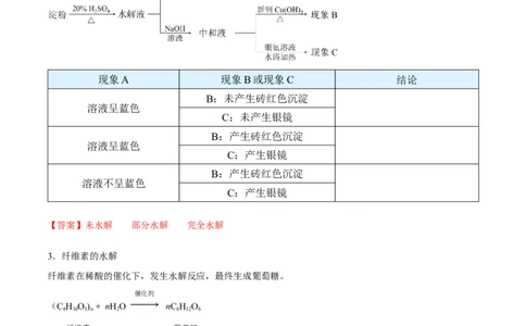 第13讲基本营养物质（教师版）-精准提分2020-2021学年高一化学必修第二册同步培优（新教材人教版）_高化_2025春-人教版高中化学_02新版高中化学必修二_6.培优课件+讲义