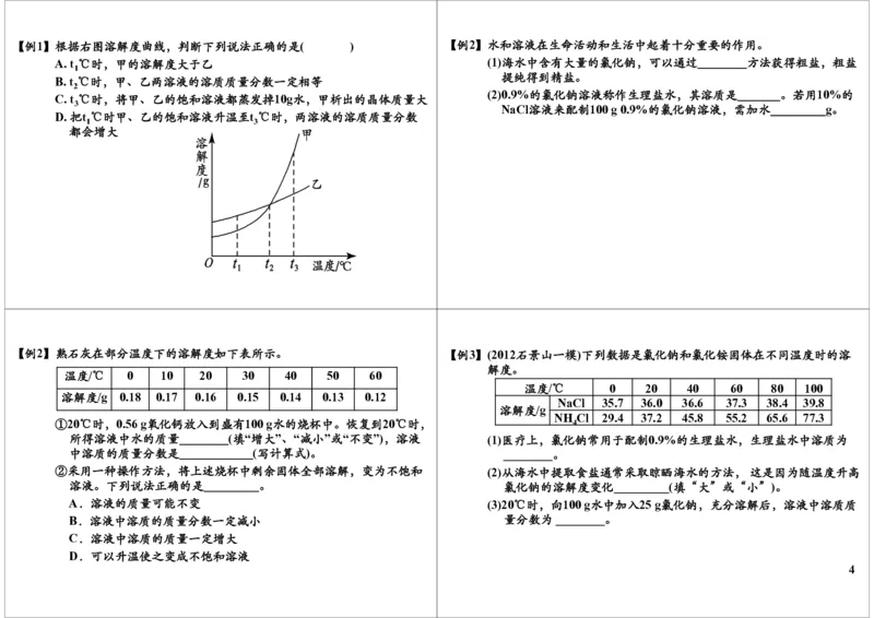 一轮复习：中考化学基本理论溶液_初中化学_01.人教版初中化学_02.初中化学教学视频_2.初中化学--教学视频--带讲义_初三化学中考总复习（通用版）