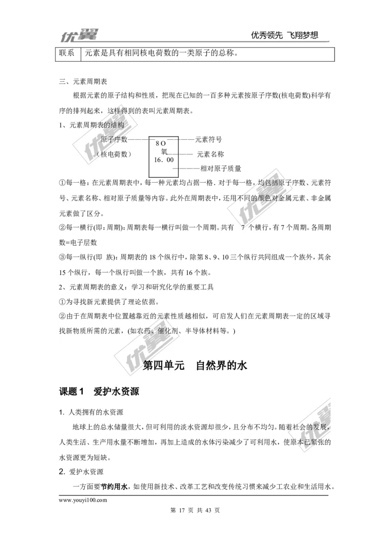 九年级化学上册知识点总结（按章节）_初中化学_01.人教版初中化学_01.初中化学课件PPT--教案--试题_初中化学全套(课件--教案--配套)_18年初中化学9年级上_18秋九化上(RJ)--7.复习资料