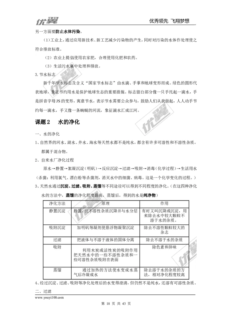 九年级化学上册知识点总结（按章节）_初中化学_01.人教版初中化学_01.初中化学课件PPT--教案--试题_初中化学全套(课件--教案--配套)_18年初中化学9年级上_18秋九化上(RJ)--7.复习资料