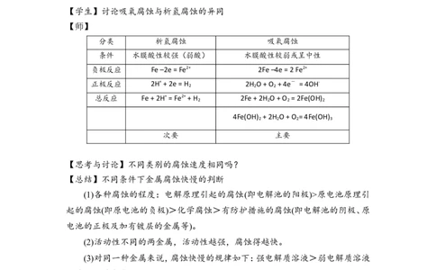 淘宝店铺：格致课堂4.3金属的腐蚀与防护教案_高化_2025春-人教版高中化学_03新版高中化学选择性必修1_02教案_教案1