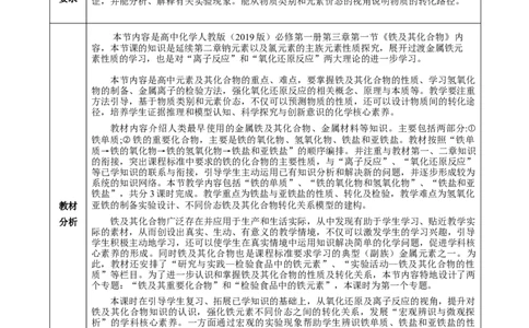 专题1（实验活动）铁及其重要化合物（教学设计）-（人教版2019必修第一册）_高化_595801221724高中化学新人教版选择性必修一二三电子版教案PPT课件高中试卷_必修一册（人教版）_教学设计