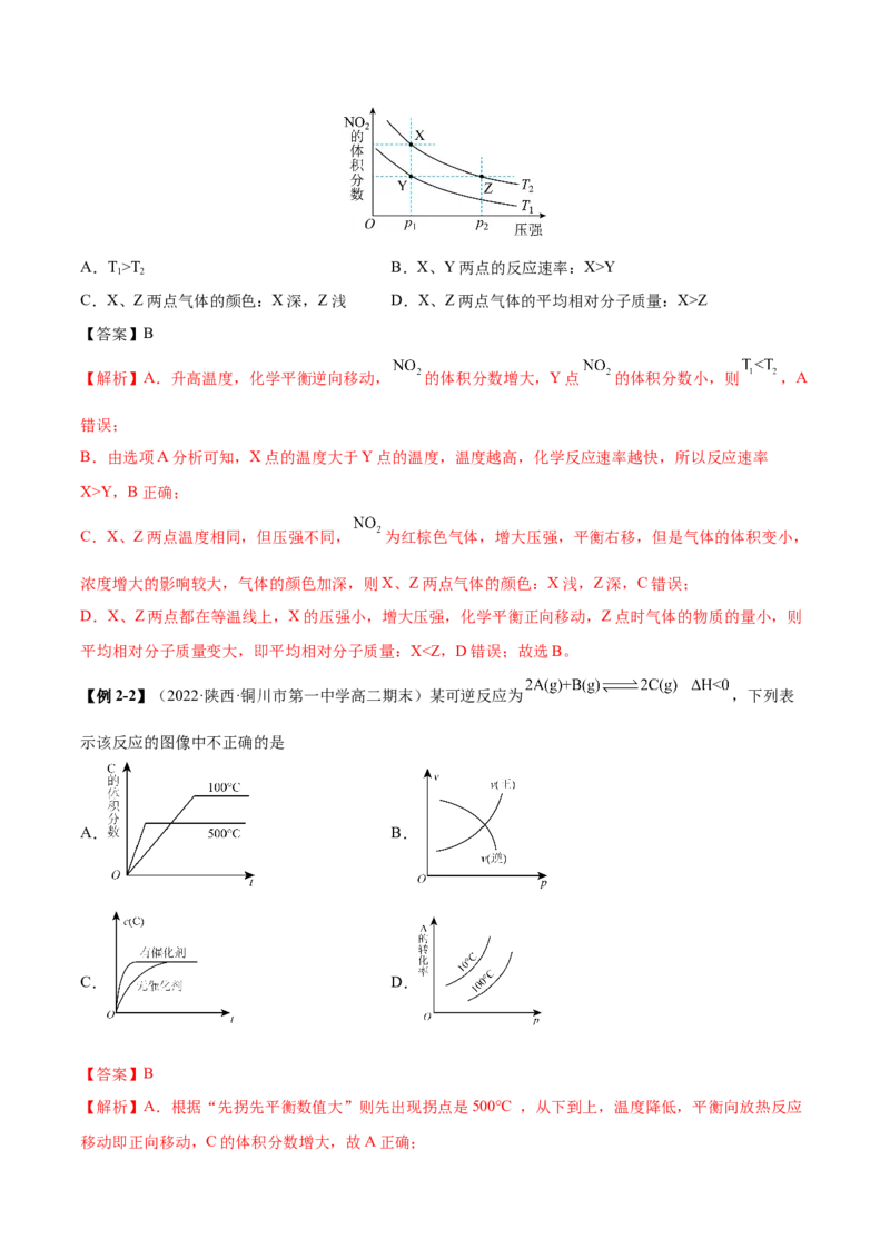 实验活动1探究影响化学平移移动的因素（精讲）-（人教版2019选择性必修1）（解析版）_高化_595801221724高中化学新人教版选择性必修一二三电子版教案PPT课件高中试卷_专项练习