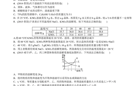 2018年中考复习化学考点解读：第5讲溶液_初中化学_01.人教版初中化学_07.初中化学中考总复习_2018年中考复习化学考点解读