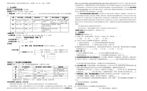 九年级化学下册第十二单元化学与生活导学案(1)_初中化学_01.人教版初中化学_01.初中化学课件PPT--教案--试题_初中化学&mdash;课件&mdash;教案&mdash;试题-推荐_9年级下课件教案试题_第12单元