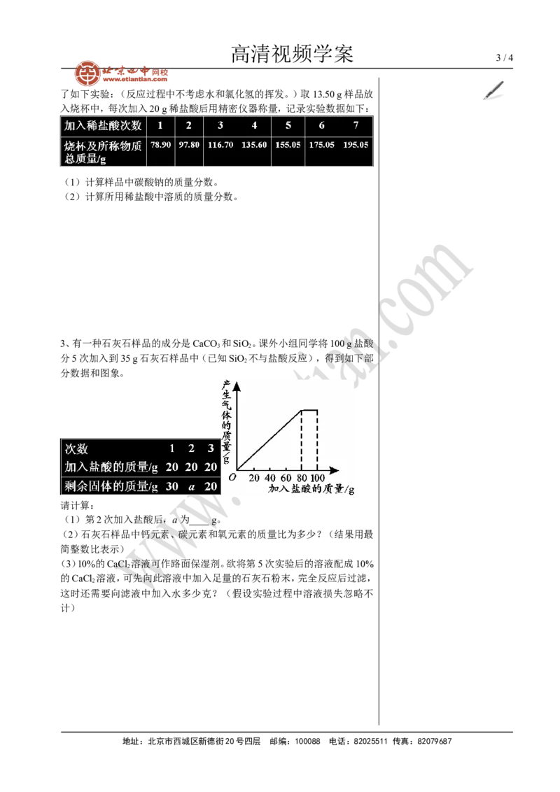 05中考总复习&mdash;&mdash;化学图表题(图表型化学计算题)_初中化学_01.人教版初中化学_02.初中化学教学视频_4.初中化学--教学视频_16中考总复习&mdash;&mdash;专题拓展黄勇9
