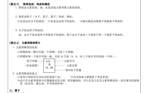 初三化学上册+第三单元+《物质构成的奥秘》_初中化学_01.人教版初中化学_01.初中化学课件PPT--教案--试题_初中化学&mdash;课件&mdash;教案&mdash;试题-推荐_9年级上课件教案试题_9年级上教案