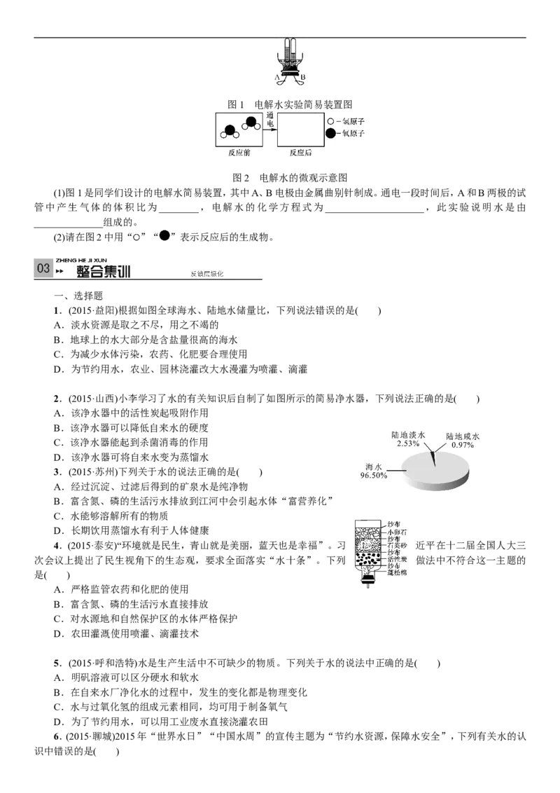 2018年中考复习化学考点解读：第2讲水_初中化学_01.人教版初中化学_07.初中化学中考总复习_2018年中考复习化学考点解读