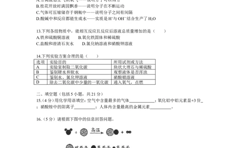 2015-2016年广东省汕尾市中考化学试题（word版含答案）_初中化学_01.人教版初中化学_01.初中化学课件PPT--教案--试题_初中化学18年试卷_人教版九年级化学下册2018