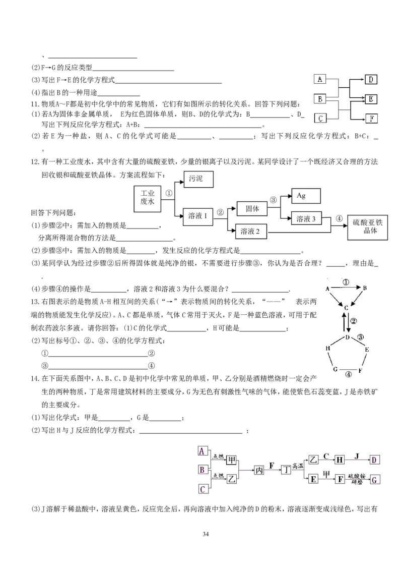 中考化学总复习之方程式及现象总结（经典必备篇）_初中化学_01.人教版初中化学_01.初中化学课件PPT--教案--试题_初中化学全套_化学教案_化学：中考化学复习必背知识整理（3份）