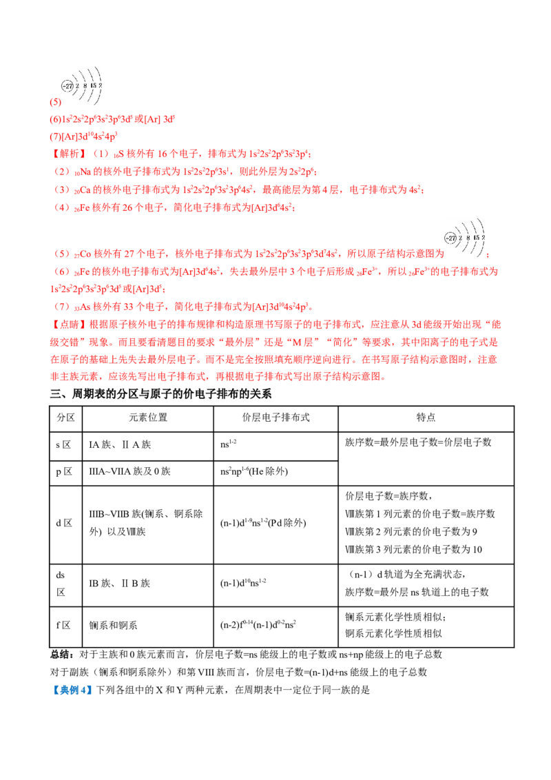 第一章原子结构与性质速记清单-（人教版2019选择性必修2）（教师版）_高化_595801221724高中化学新人教版选择性必修一二三电子版教案PPT课件高中试卷_选择性必修2册（人教版）