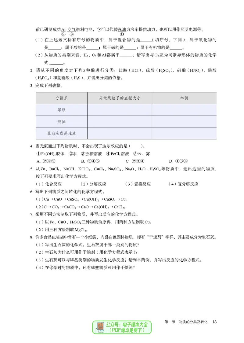 化学必修第1册_高化_595801221724高中化学新人教版选择性必修一二三电子版教案PPT课件高中试卷_必修一册（人教版）