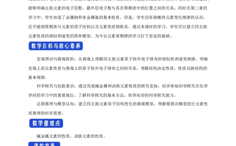 新教材精创4.1.2原子结构与元素的性质教学设计（1）-人教版高中化学必修第一册_高化_2025春-人教版高中化学_01新版高中化学必修一_2.课件+教案+学案+练习有配套实验视频_教案