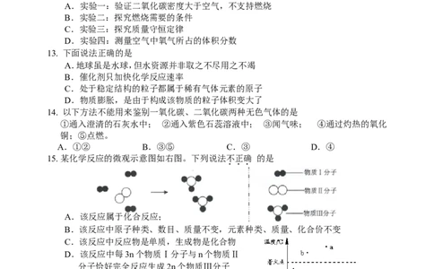 2012-2013揭东县化学期末试卷及答案（A卷）_初中化学_01.人教版初中化学_01.初中化学课件PPT--教案--试题_初中化学全套_化学试题