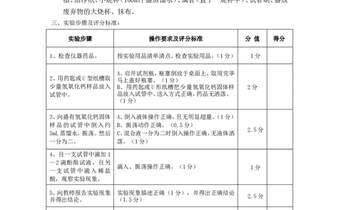 2013人教版初中化学实验操作考试试题库目录_初中化学_01.人教版初中化学_01.初中化学课件PPT--教案--试题_初中化学全套_化学试题_化学：中考化学实验与实验操作测试题(10份)