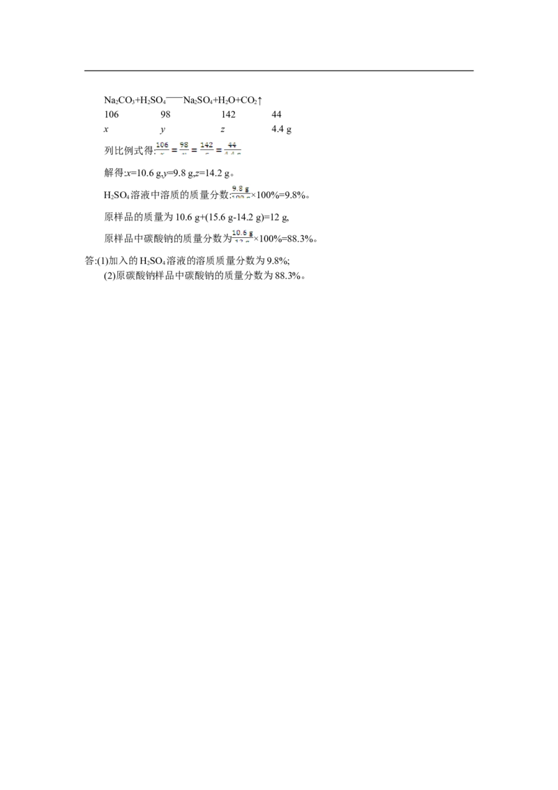2018届中考化学（人教版）总复习单元特训：第五单元　化学方程式-化学备课大师_初中化学_01.人教版初中化学_07.初中化学中考总复习