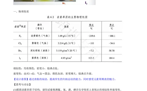 专题4.1.4卤族元素（备课堂教案）-上好化学课2020-2021学年高一上学期必修第一册同步备课系列（人教版2019）_高化_2025春-人教版高中化学_01新版高中化学必修一_教案