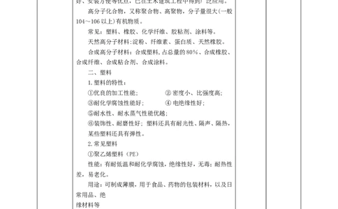 乙烯与高分子材料第3课时_高化_2025春-人教版高中化学_02新版高中化学必修二_1.课件+教案_7.2乙烯与高分子材料第三课时