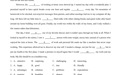 01-人与自我(一)----生活与学习(B卷)(原卷版)_02中考总复习（2026版更新中）_03-英语-中考总复习_2024年中考复习资料_三轮复习_2024年中考英语新课标话题考前冲刺题型综合突破