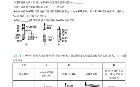第21讲铁的重要化合物（学生版）-（人教版2019）_高化_595801221724高中化学新人教版选择性必修一二三电子版教案PPT课件高中试卷_必修一册（人教版）_讲义