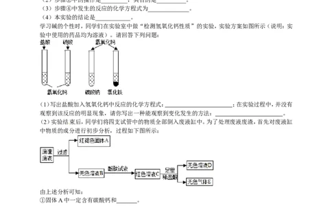 专题实验探究经典精讲课后练习及详解_初中化学_01.人教版初中化学_07.初中化学中考总复习_人教版化学中考专题复习