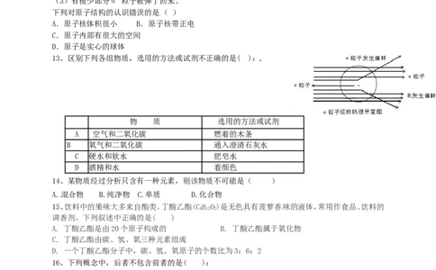 %5B中学联盟%5D重庆市第110中学校2016届九年级上学期期中测试化学试题_初中化学_01.人教版初中化学_01.初中化学课件PPT--教案--试题_初中化学18年试卷_人教版九年级化学上册2018