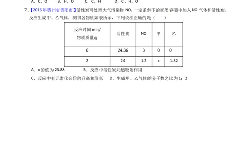 专题05质量守恒定律（讲）-备战2017年中考化学二轮复习讲练测（原卷版）_初中化学_01.人教版初中化学_07.初中化学中考总复习_备战2017年中考化学二轮复习讲练测（讲）