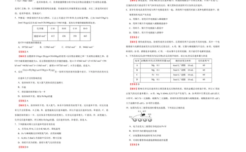 原创2020-2021学年必修第二册第六单元化学反应与能量达标检测卷（B）教师版_高化_2025春-人教版高中化学_02新版高中化学必修二_5.试卷习题_单元测试