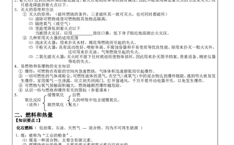初三化学上册+第七单元+《燃料及其利用》_初中化学_01.人教版初中化学_01.初中化学课件PPT--教案--试题_初中化学&mdash;课件&mdash;教案&mdash;试题-推荐_9年级上课件教案试题_9年级上教案