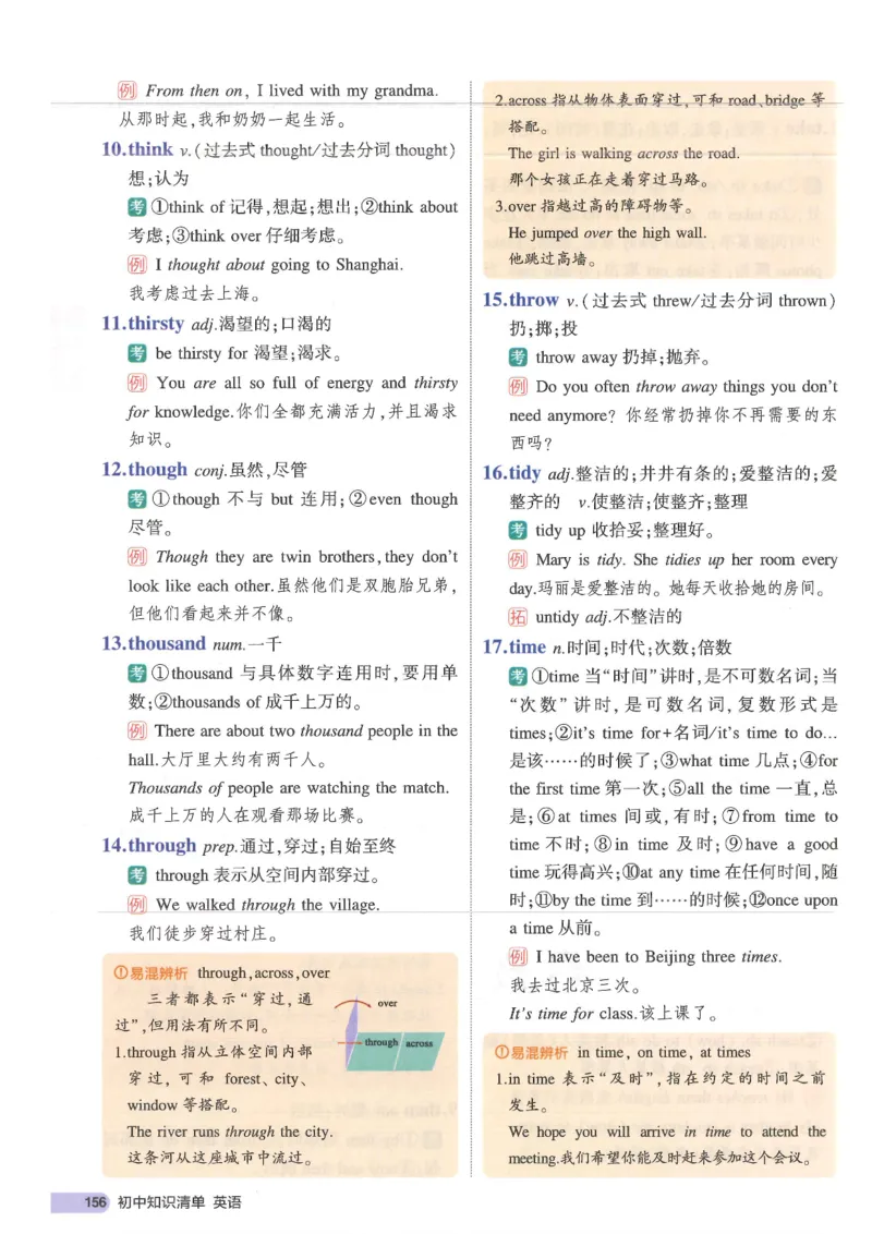 2025版53初中知识清单英语_初中全科《53初中知识清单》2025版