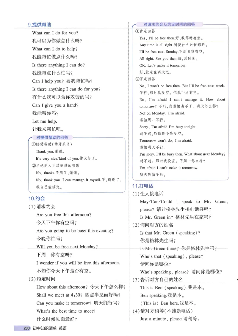 2025版53初中知识清单英语_初中全科《53初中知识清单》2025版