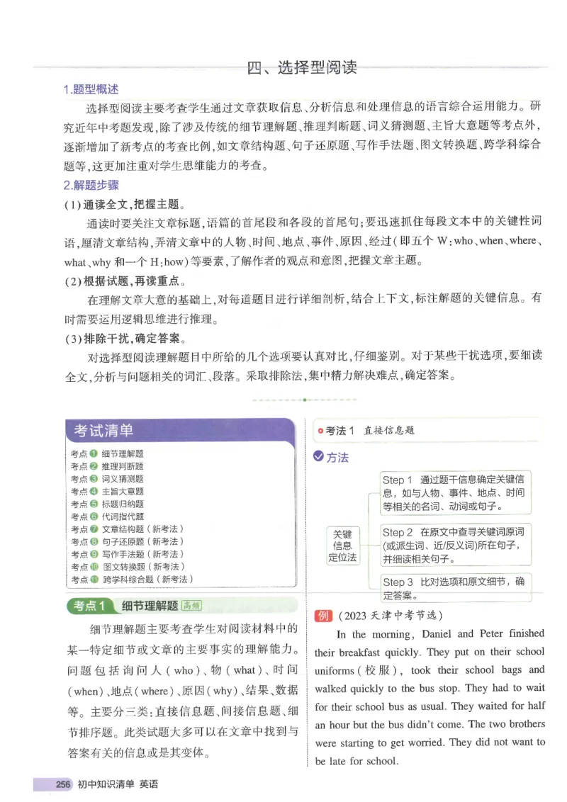 2025版53初中知识清单英语_初中全科《53初中知识清单》2025版