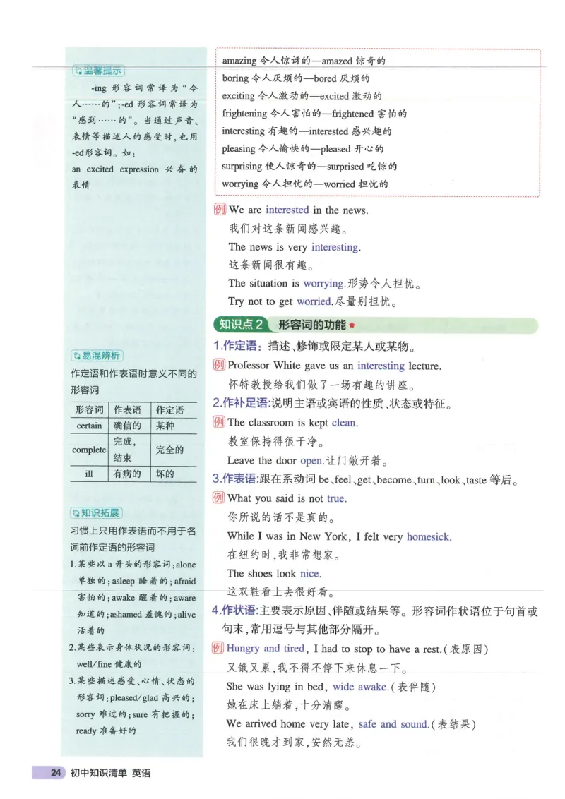 2025版53初中知识清单英语_初中全科《53初中知识清单》2025版