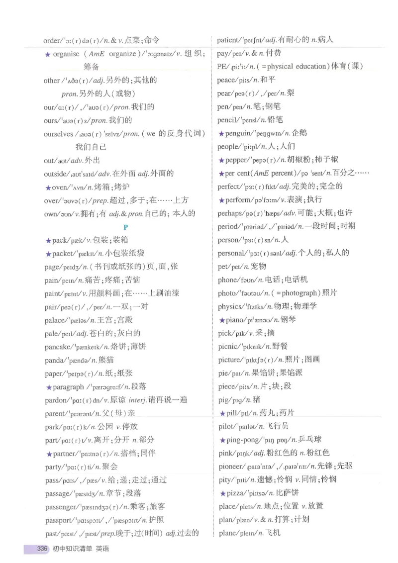 2025版53初中知识清单英语_初中全科《53初中知识清单》2025版