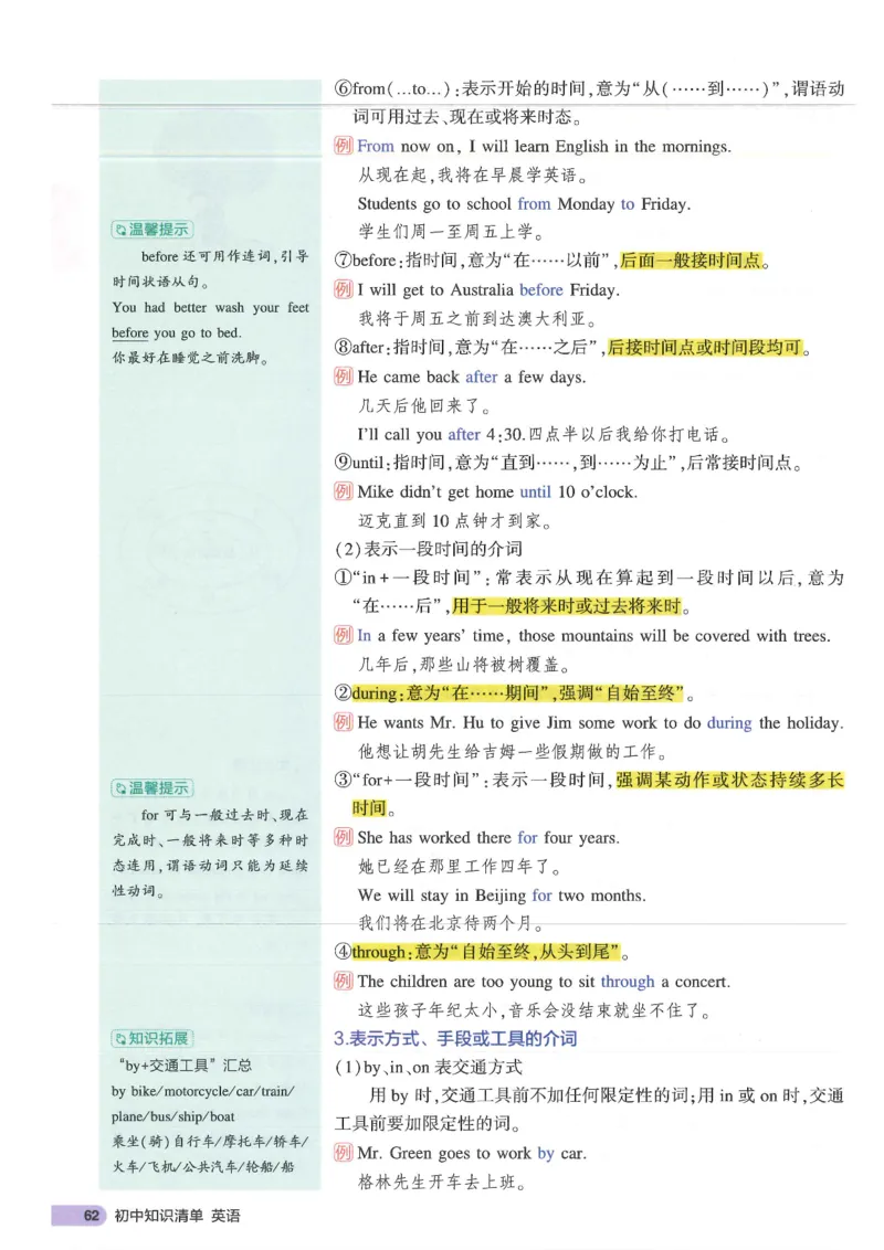 2025版53初中知识清单英语_初中全科《53初中知识清单》2025版