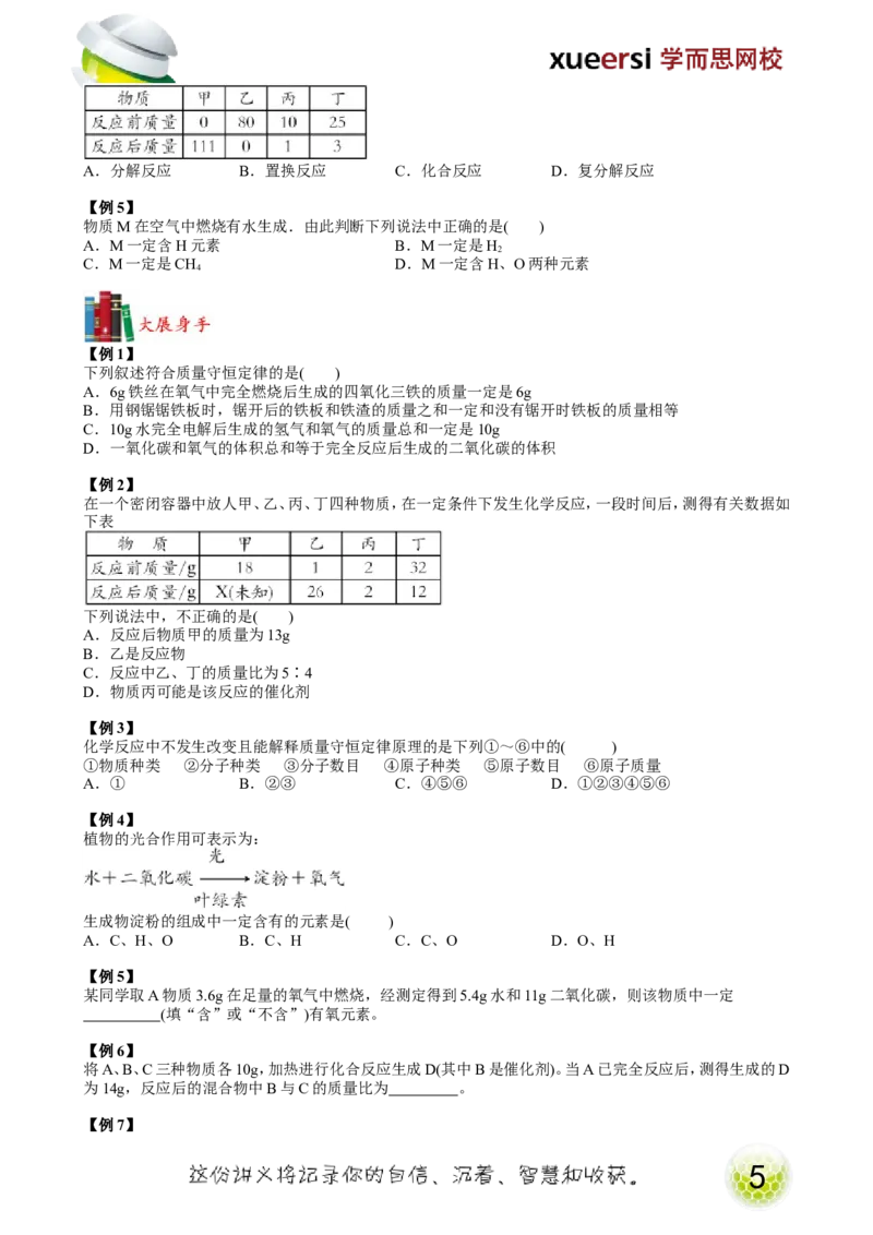 第11讲化学原理&mdash;质量守恒定律_初中化学_01.人教版初中化学_02.初中化学教学视频_2.初中化学--教学视频--带讲义_初三化学年卡55讲_[9157]初三新生化学暑假班（预习领先班）