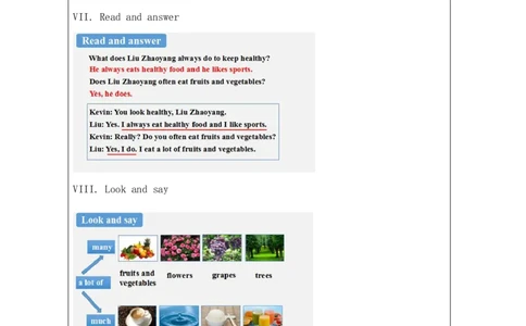 4Unit2I'mhealthyPartA_国家课_学习任务单_26春四年级上下册人教版_四上英语合集人教版PEP英语四年级上册新教材（教学视频+课件+动画+音频+练习+教案）_17练习资料_《小学英语》