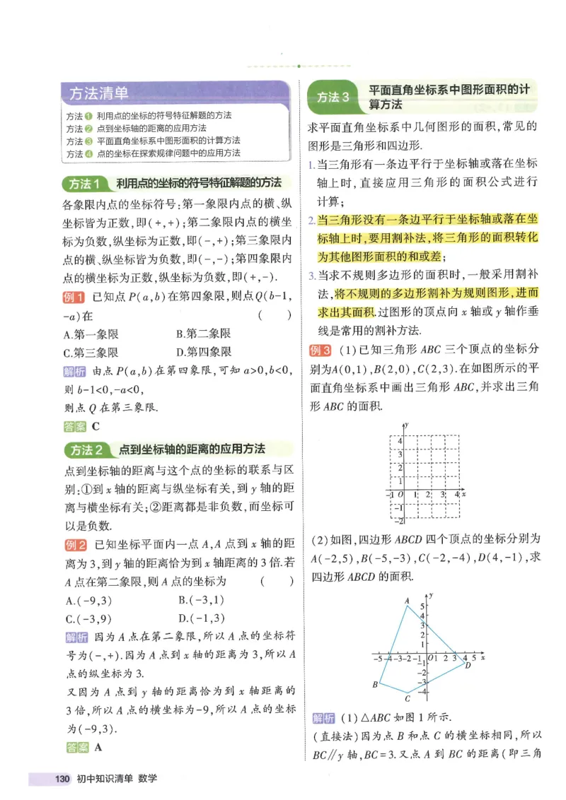 2025版53初中知识清单数学_初中全科《53初中知识清单》2025版