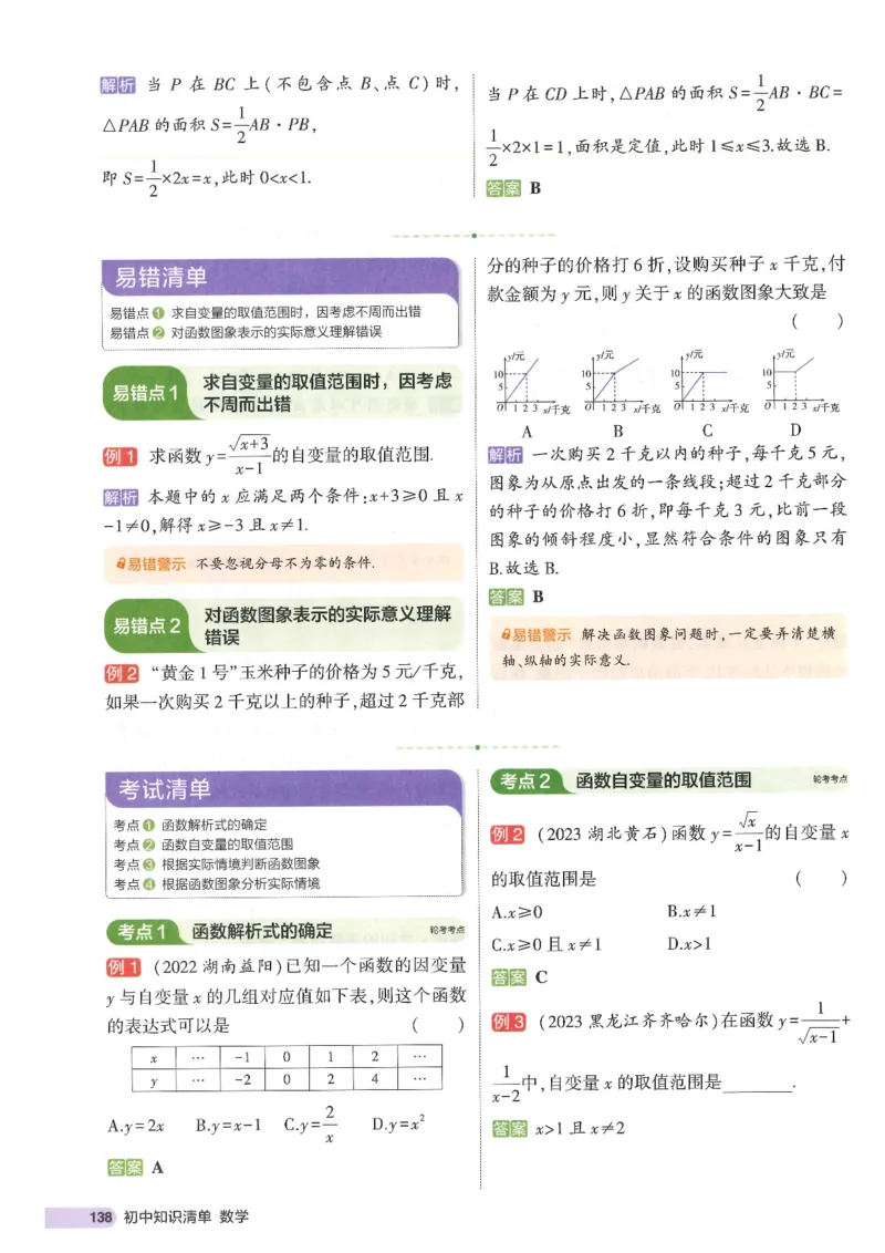 2025版53初中知识清单数学_初中全科《53初中知识清单》2025版