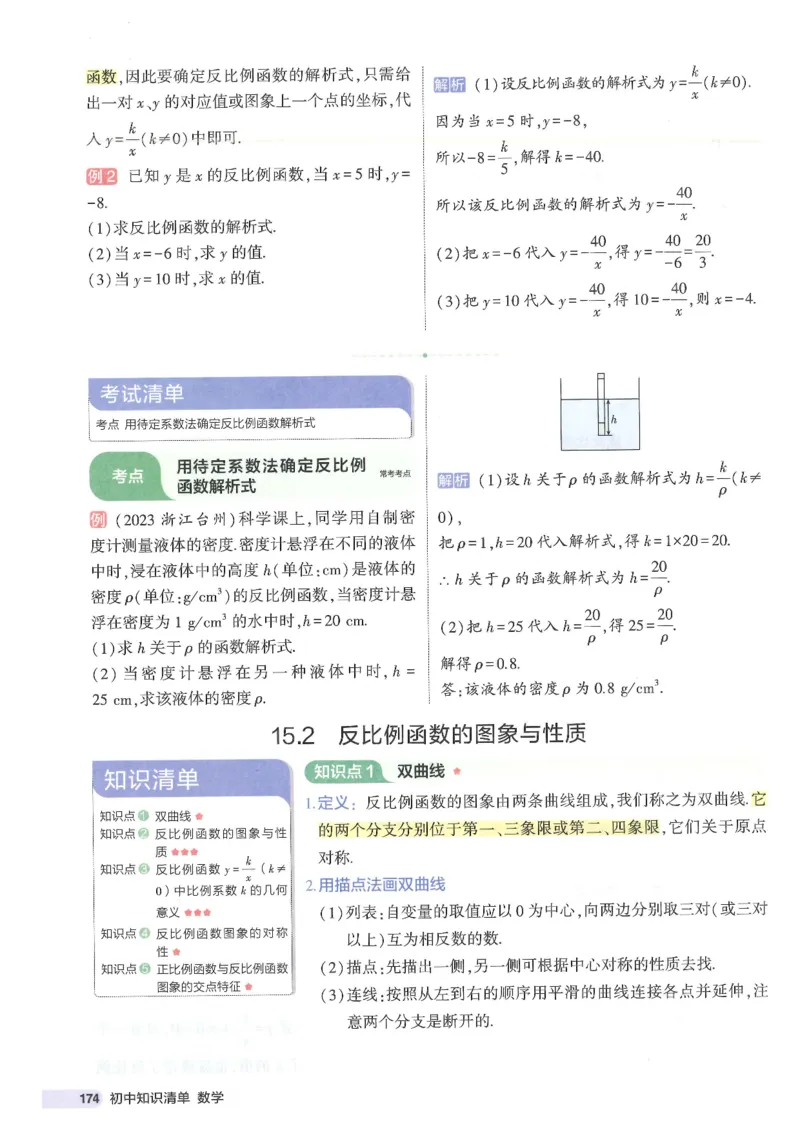 2025版53初中知识清单数学_初中全科《53初中知识清单》2025版