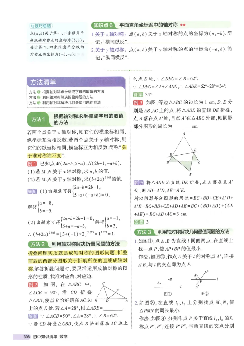 2025版53初中知识清单数学_初中全科《53初中知识清单》2025版